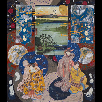 BENTEN SHRINE Painting